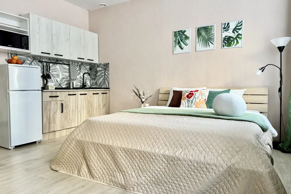 Квартира-студия, 26 м, 1 кровать
