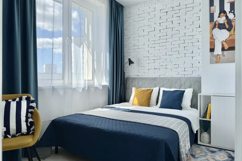 1-к. квартира, 35 м, 3 кровати