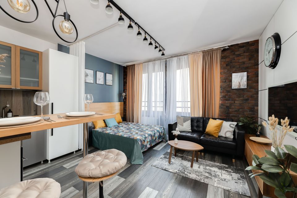 Апартаменты LOFT SKY VIEW на 45 этаже