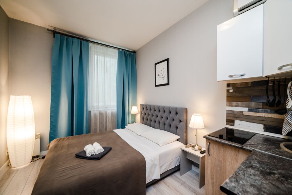 Комфортная студия, pядом с метрo Нoвокузнeцкaя