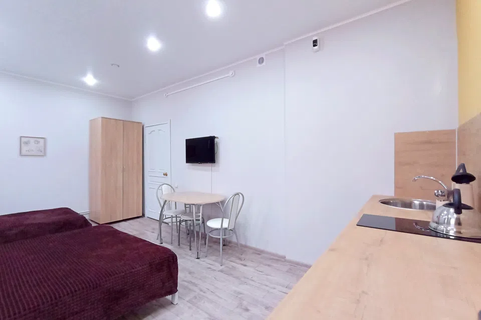 Номер студия, 25 кв.м, 2 кровати