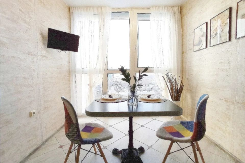 Видовая квартира на 19 этаже.