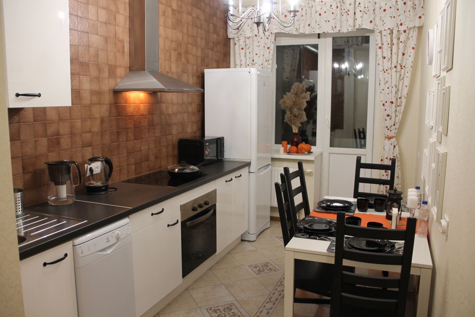 Voyage orange style, Оранжевое путешествие, 1-к квартира