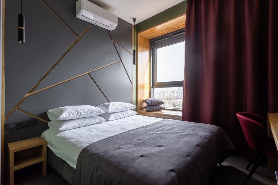 Апартамент  Мини  с кухней и видом на Парк Победы