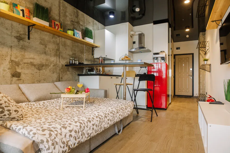 Квартира в стиле Loft с видом на Дон в ЖК Белый Ангел
