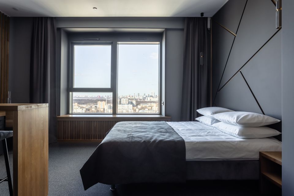 Стильная студия Делюкс  с панорамным видом на Москву