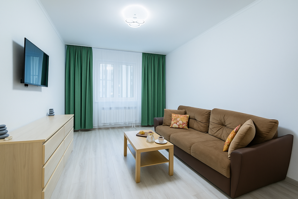 Светлая и современная 2-комнатная квартира
