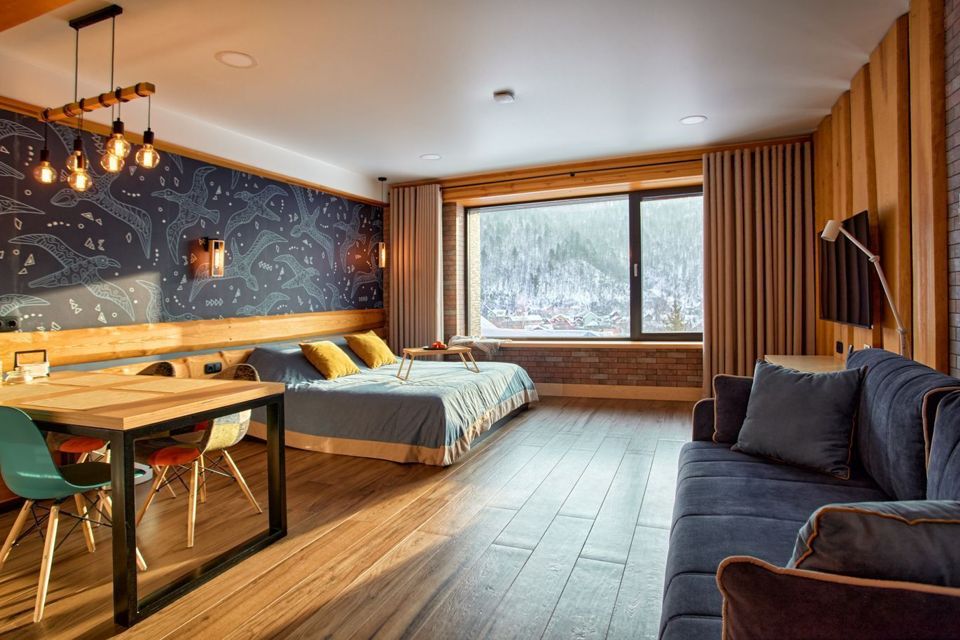 Апартаменты с панорамным видом Байкал Хилл 17