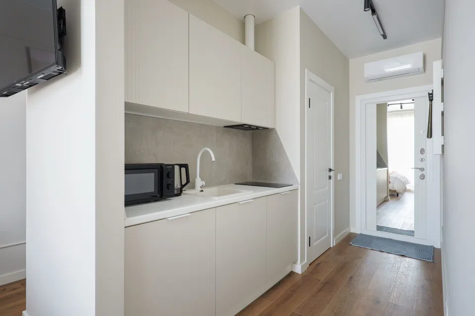 Дизайнерская студия на 7 этаже в ЖК Nice Loft