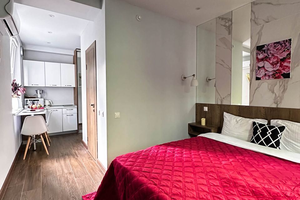 Квартира-студия, 18 м2, 1 кровать