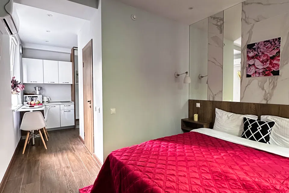 Квартира-студия, 18 м2, 1 кровать