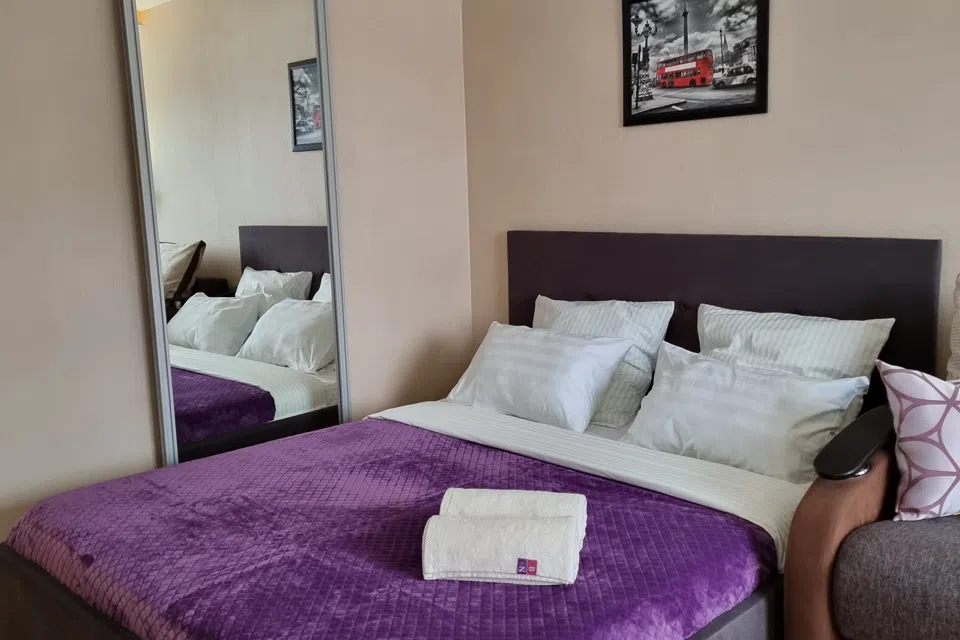 Уютная квартира с балконом рядом Лагерный сад