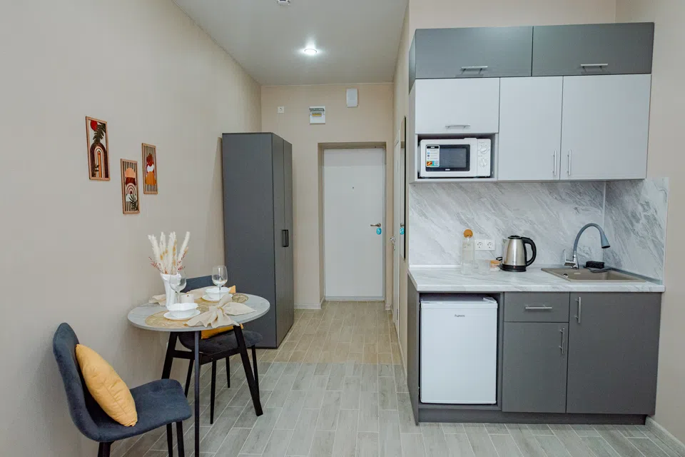 Студия 4 Там Где Уютно в апарт комплексе Акварель 