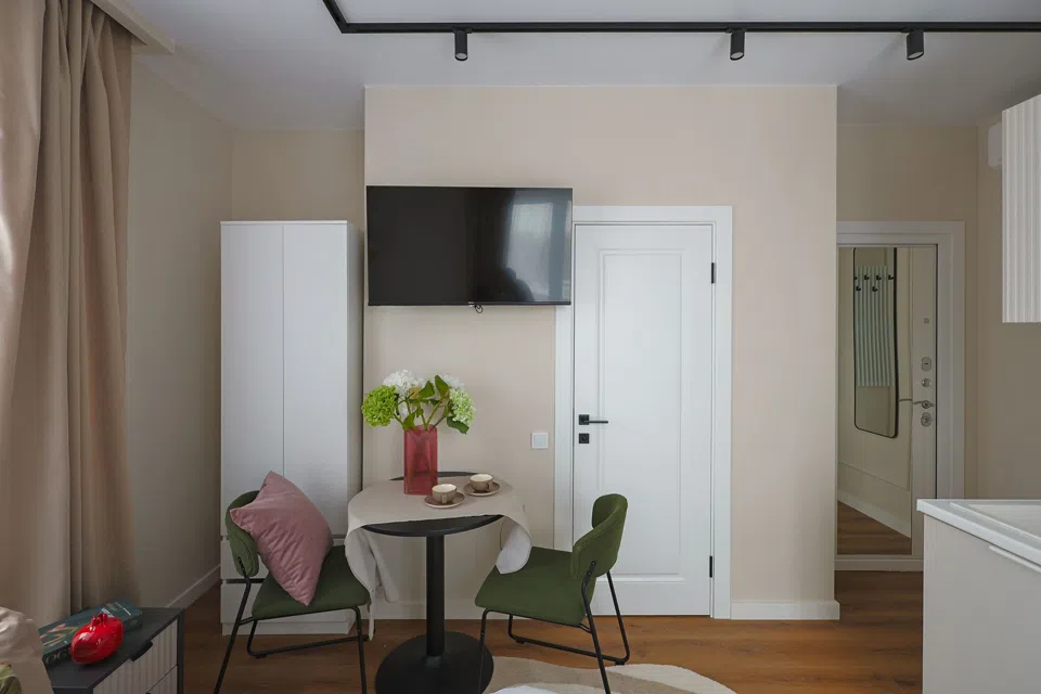 Стильная студия на 4 этаже в ЖК Nice Loft