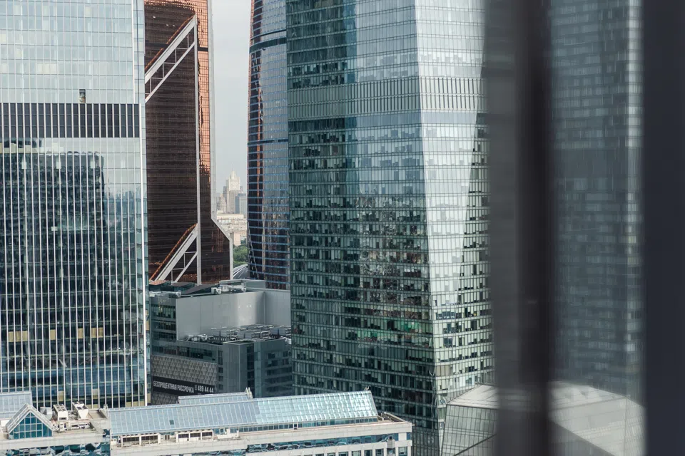 River Side Moscow City Панорама с видом на Москва Сити