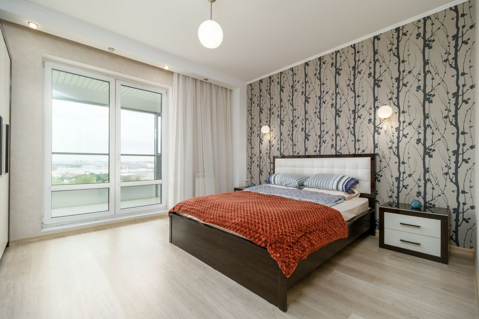 Комфортная евротрёшка в ЖК Монблан с видом на Неву.