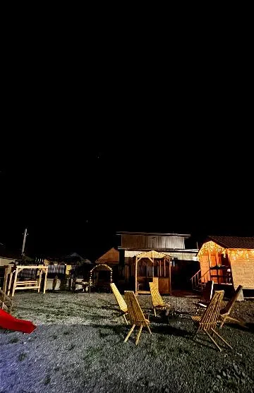 Уютный барнхаус с видом на пейзаж Домбайских гор