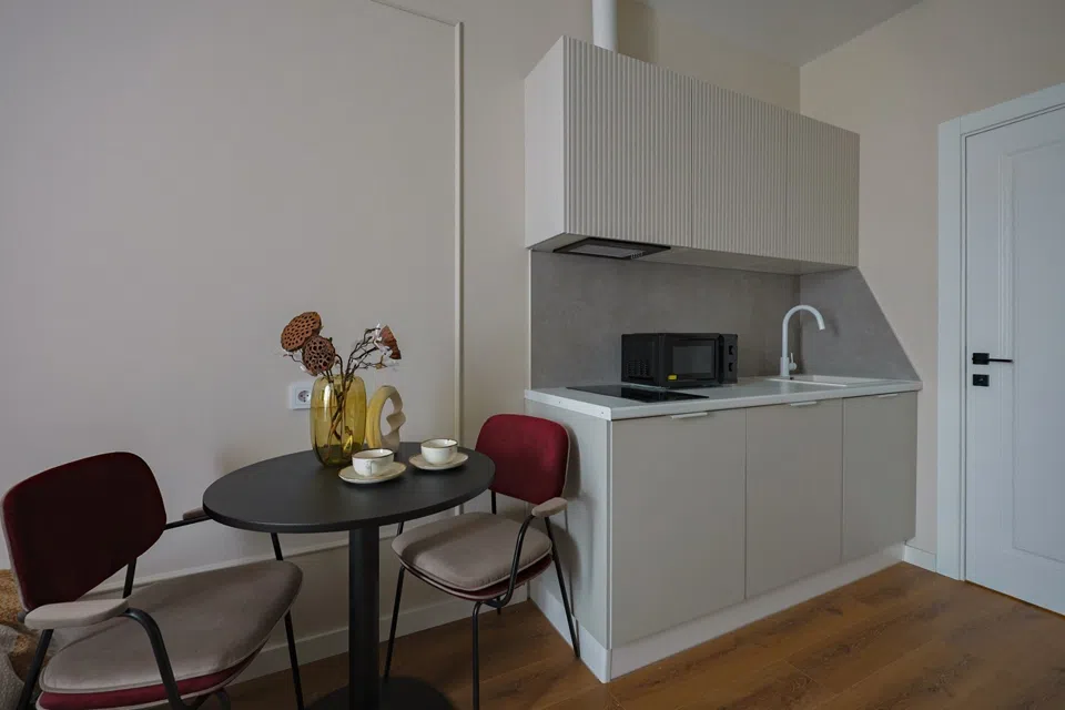 Дизайнерская студия на 4 этаже в ЖК Nice Loft