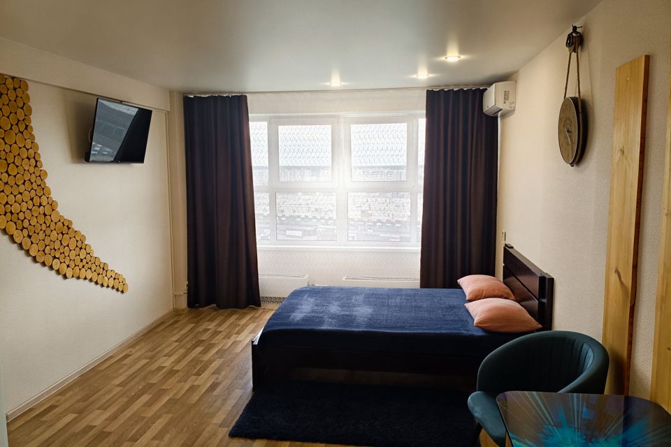 Стильная квартира студия на 17этаже на берегу реки