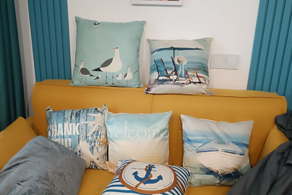 Стильная студия Морская Симфония у моря с открытым бассейном