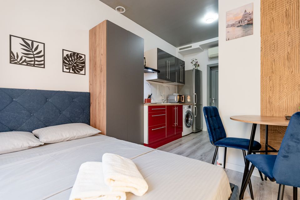 Уютная студия, рядом с метро Улица 1905