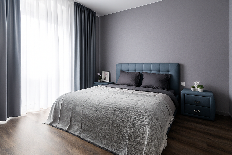 Двухкомнатная квартира для 4-х гостей