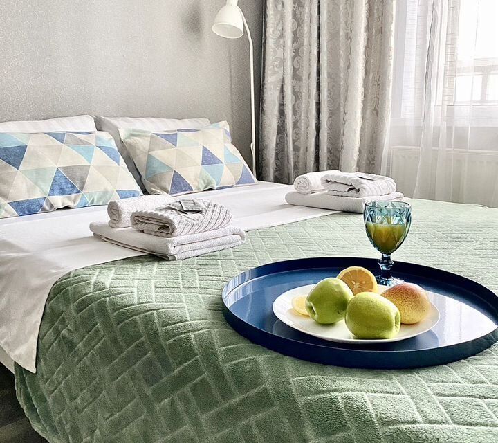 Современныe апaртaменты на 23 этаже