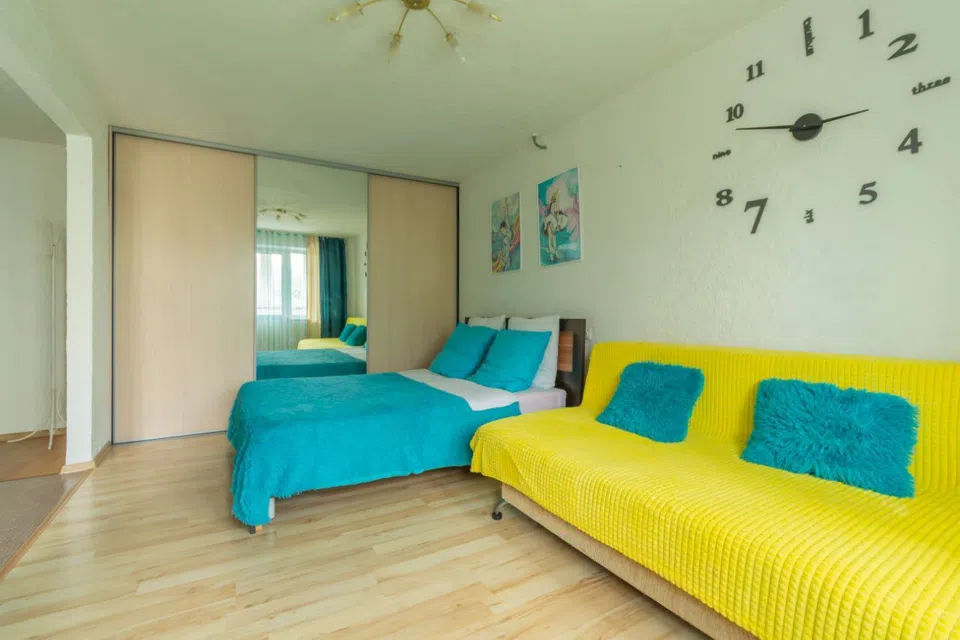 1 комнатная квартира, 33 кв м, 2 кровати