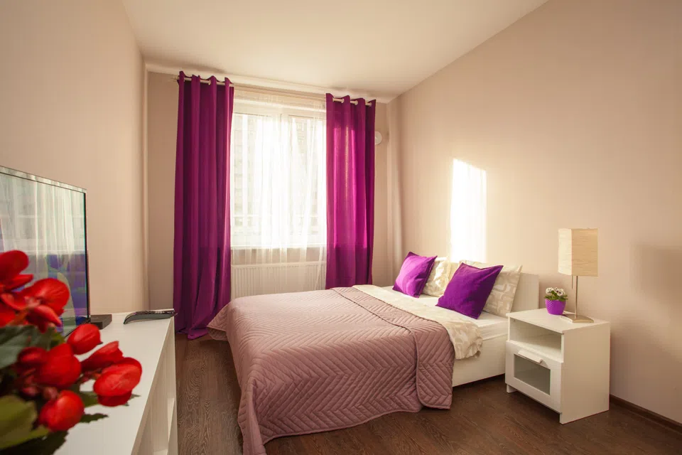 1-к. квартира, 45 кв. м., 3 кровати