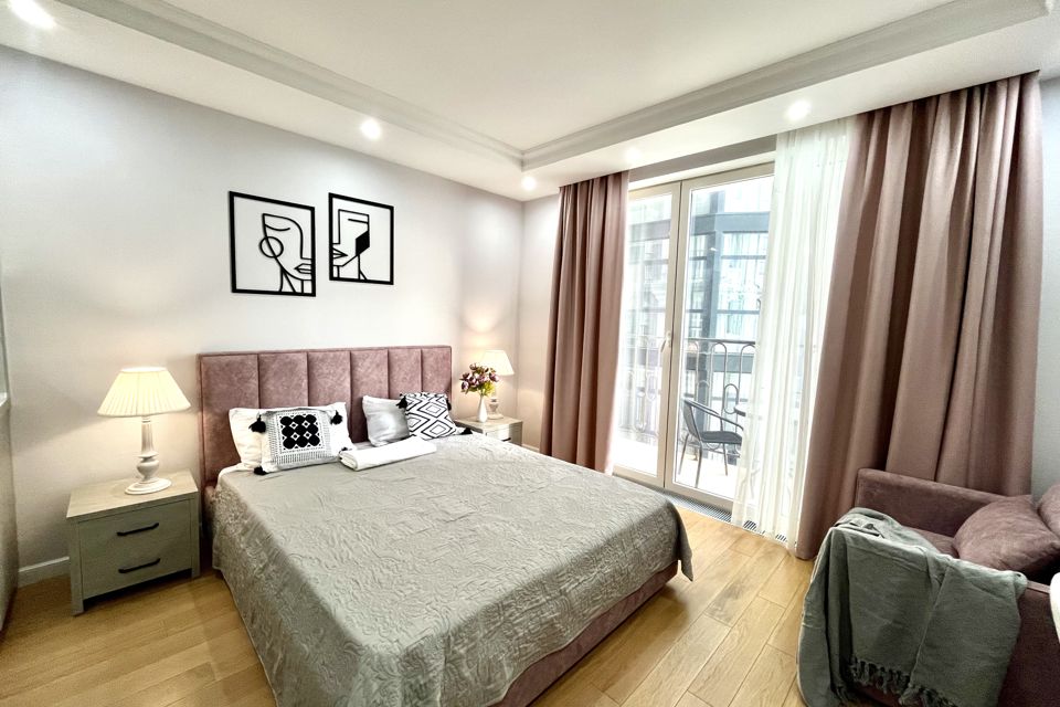 Студия в премиальной резиденции Граф Толстой. Вид на море