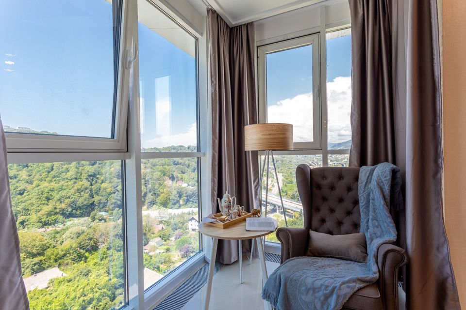 Стильная квартира с шикарным видом на горы Сочи парк Lamare 