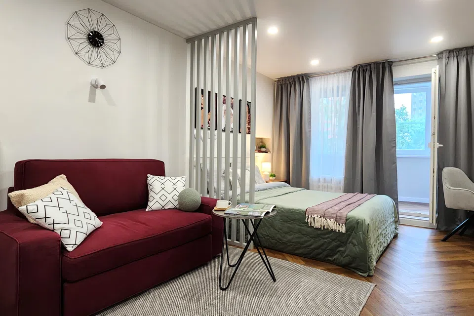1к квартира Apart-Comfort на Ельнинской
