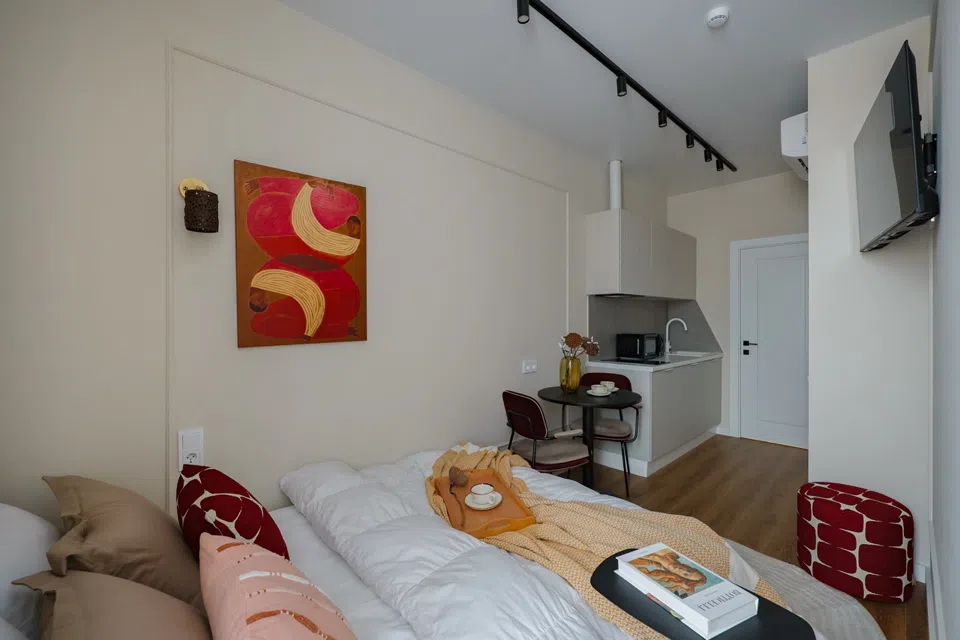 Дизайнерская студия на 4 этаже в ЖК Nice Loft