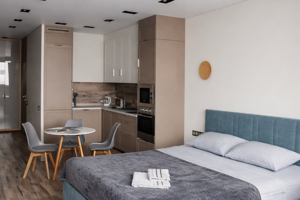 Привлекательная студия с кондиционером