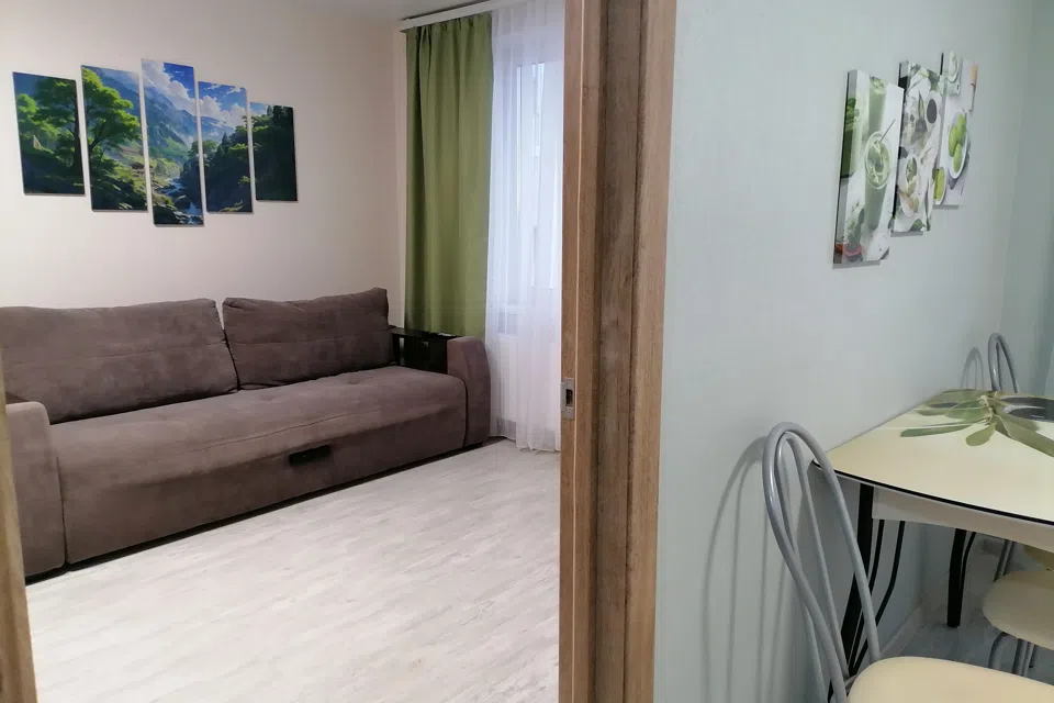 1-к квартира, 36м2, 2 кровати