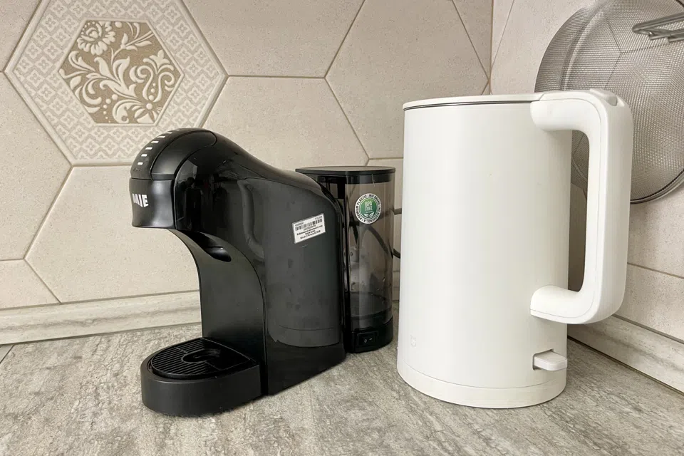 Апартаменты 350 до пляжа, Кровать 180 Вид на Море Кофемашина