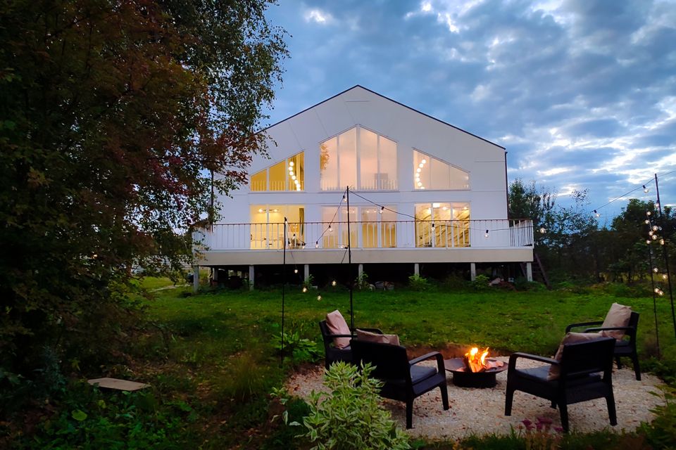 Панорамный дом в Тарусе