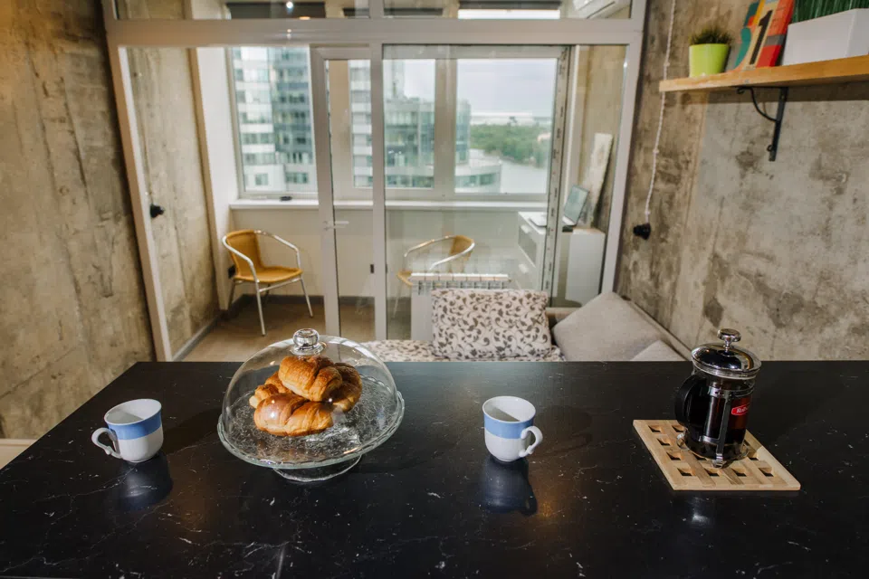 Квартира в стиле Loft с видом на Дон в ЖК Белый Ангел
