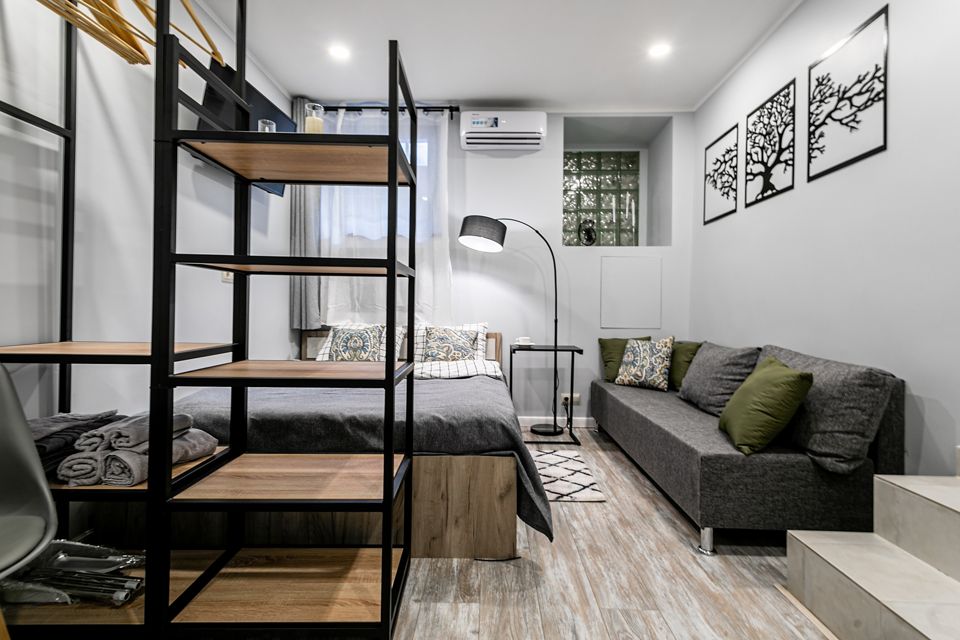 Современная квартира с кухней