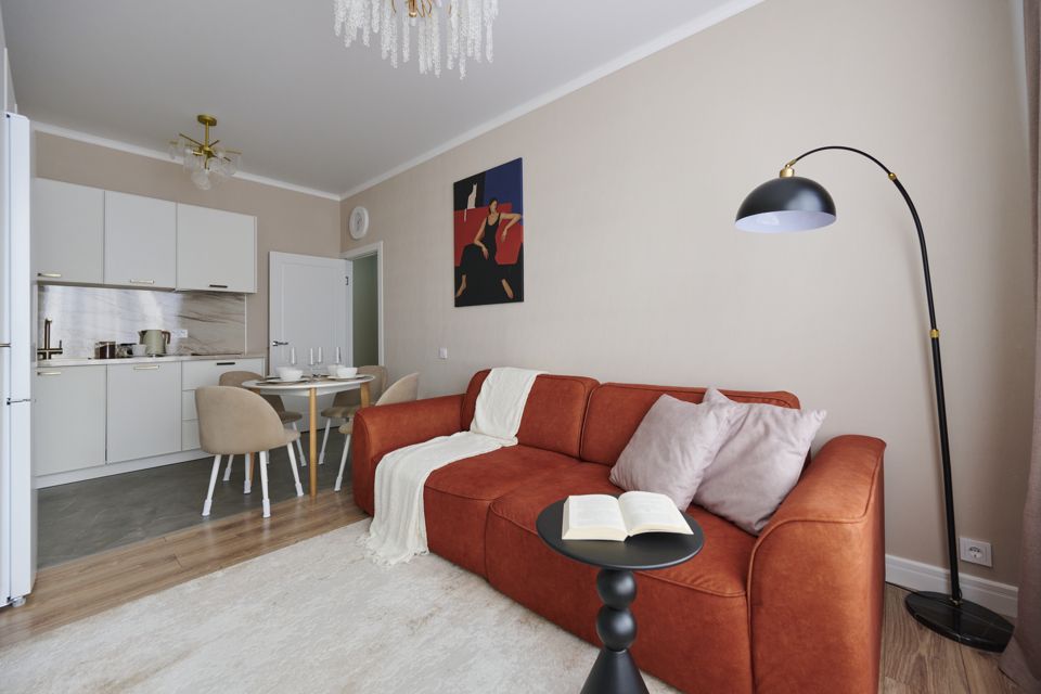 Азура - атмосферная однокомнатная квартира