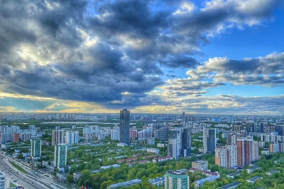Видовая квартира-студия у метро в ЖК бизнес-класса. 45 этаж
