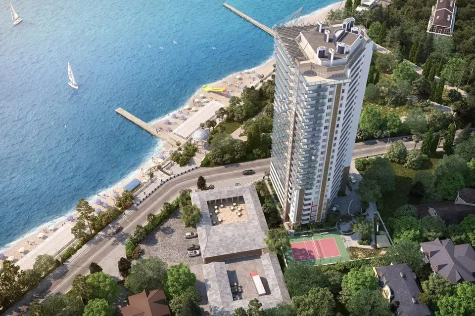 Аппартаменты Черноморская у моря, район гостиницы Жемчужина