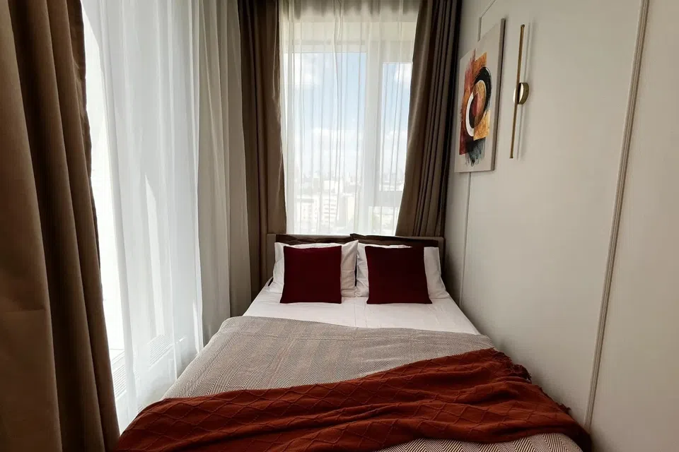 Стильная студия на 12 этаже в ЖК Nice Loft