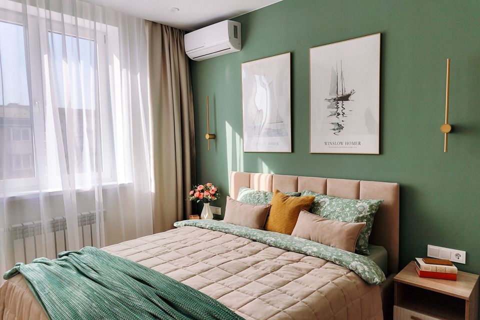 2-к. квартира, 64 кв.м, 3 кровати