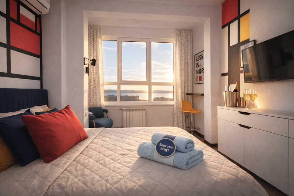  С видом на море