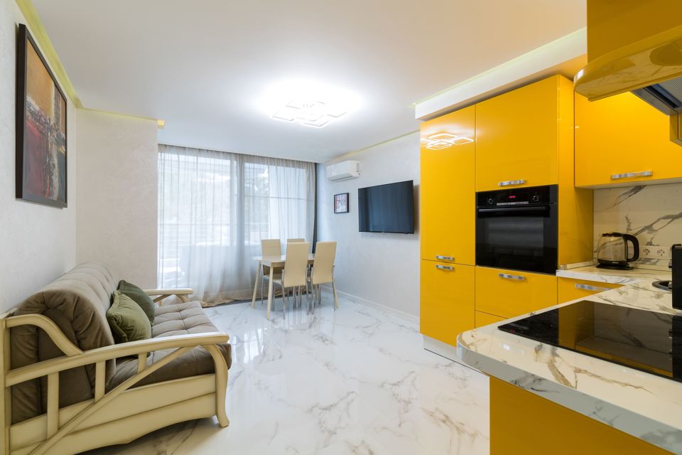 Апартаменты 6-местные люкс премиум с террасой