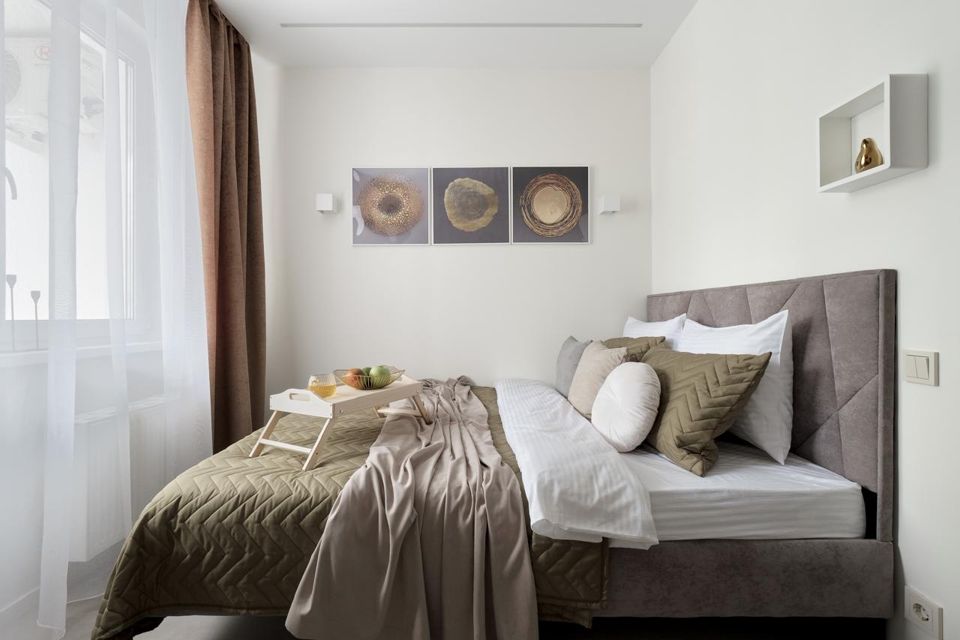 Стильная и современная квартира-студия рядом с Пулково.