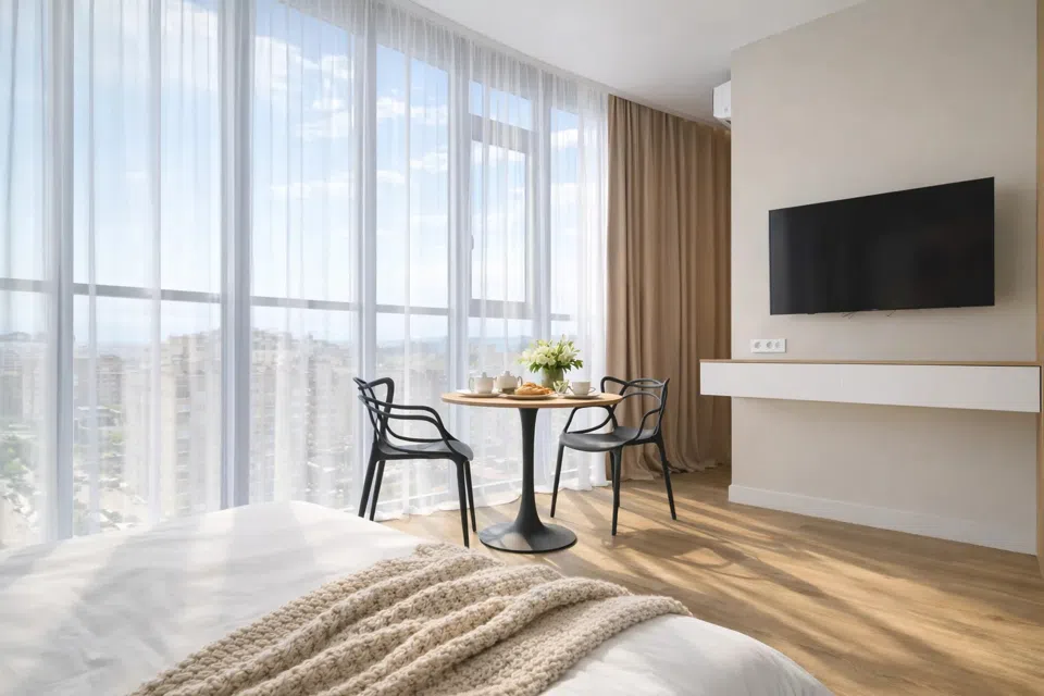 Студия у ТРЦ Иремель — Liberty Sity Apartments
