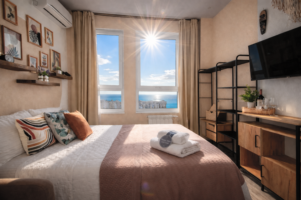 Квартира с видом на море и бухту