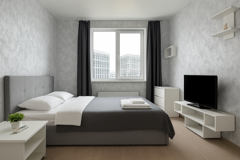 Квартира в новострое, район Ашан